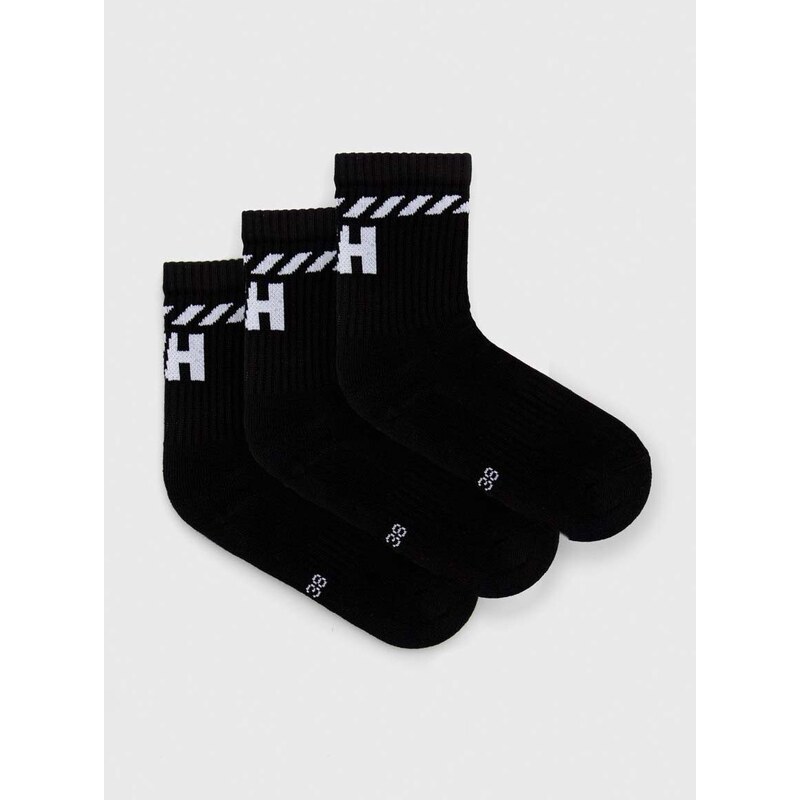 Čarape Helly Hansen 3-pack boja: crna