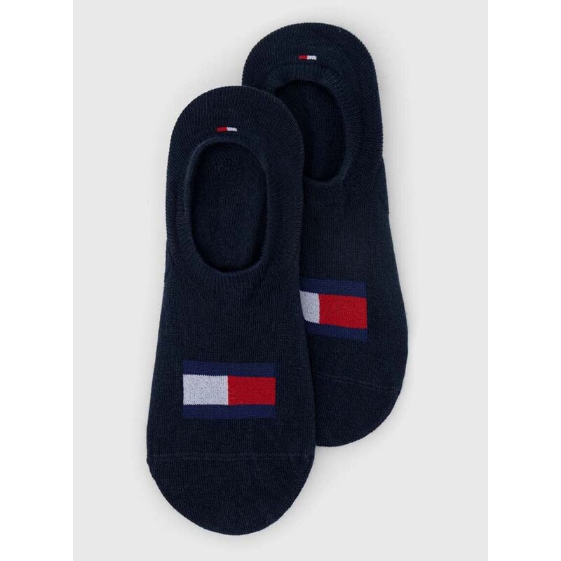 Čarape Tommy Hilfiger 2-pack za muškarce, boja: tamno plava