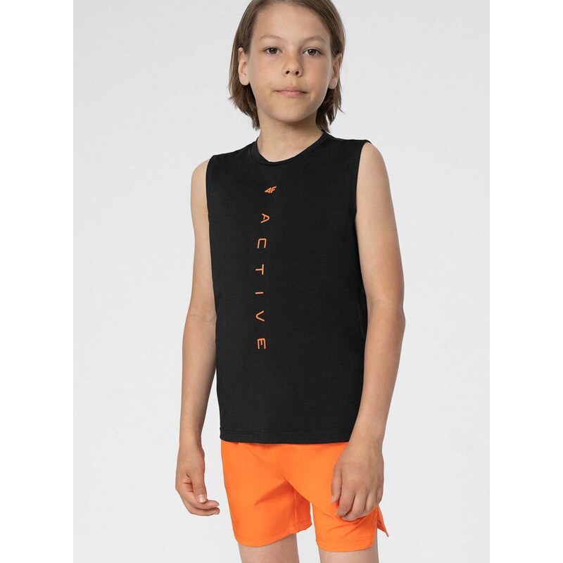 Dječje kratke hlače 4F boja: narančasta, glatki materijal