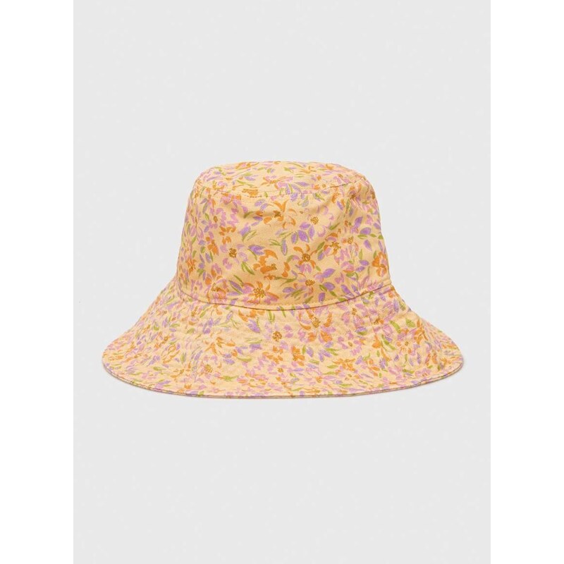 Pamučni šešir Billabong boja: narančasta, pamučni