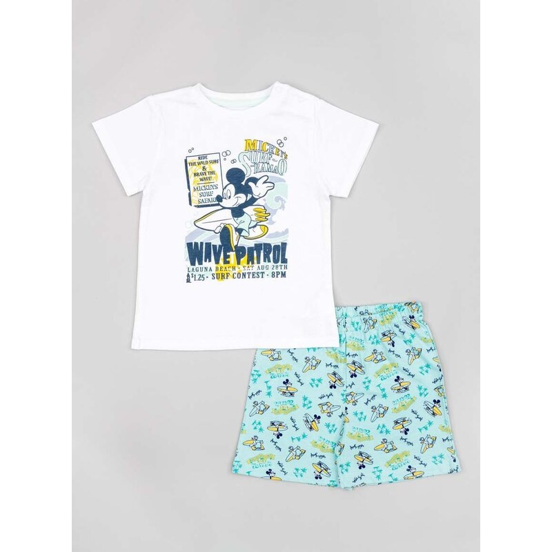 Dječja pamučna pidžama zippy x Disney boja: tirkizna, s uzorkom