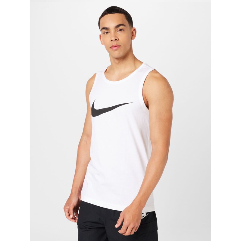 Nike Sportswear Majica 'ICON SWOOSH' crna / bijela