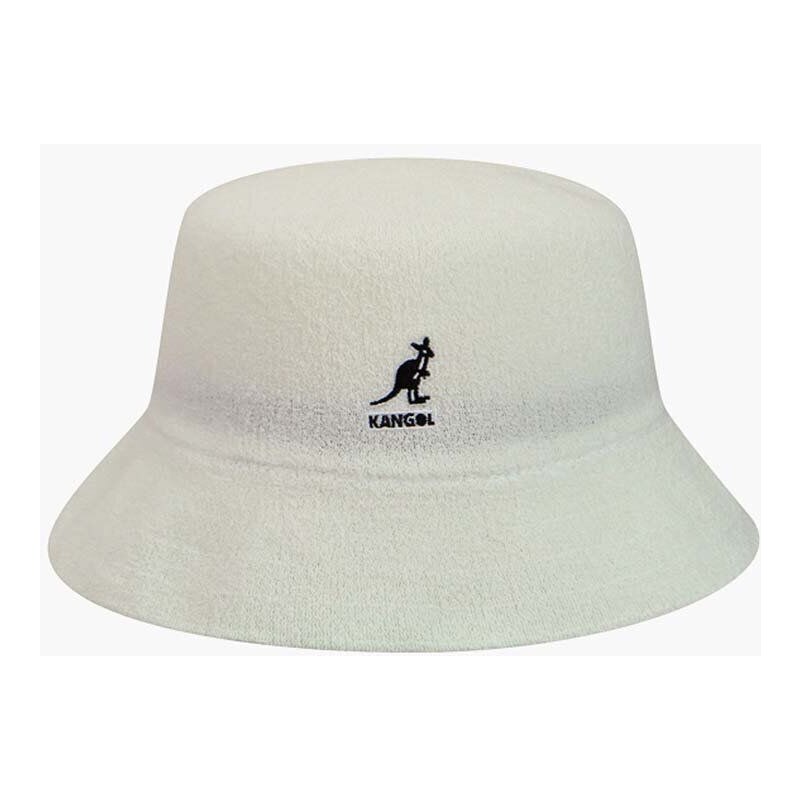 Šešir Kangol Bermuda Bucket boja: bijela, K3050ST.WHITE-WHITE