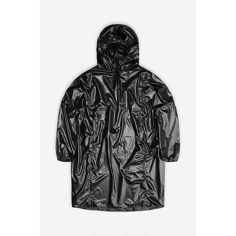 Kišna jakna Rains Long Ultralight Anorak 18810 BLACK boja: crna, za prijelazno razdoblje, 18810.BLACK-BLACK