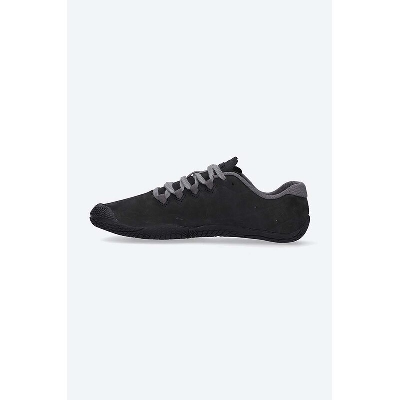 Cipele od brušene kože Merrell Vapor Glove 3 Luna J003422 za žene, boja: crna, ravni potplat