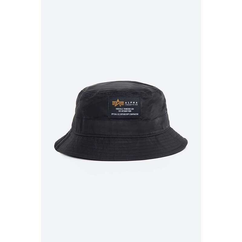 Pamučni šešir Alpha Industries VLC Cap boja: crna, pamučni, 116912.03-black