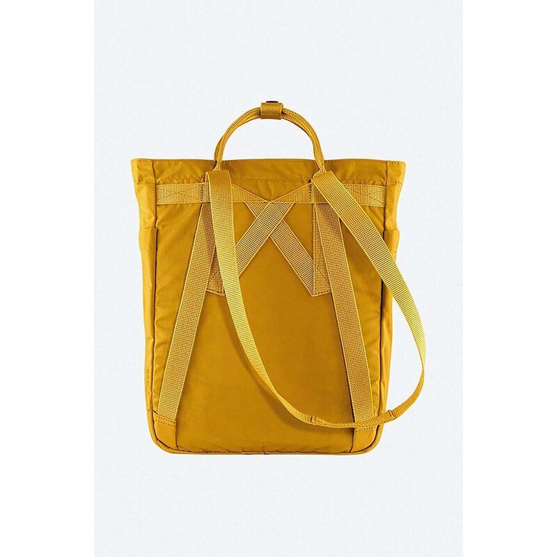 Ruksak Fjallraven Kanken Totepack boja: žuta, veliki, glatki model, F23710.160-160
