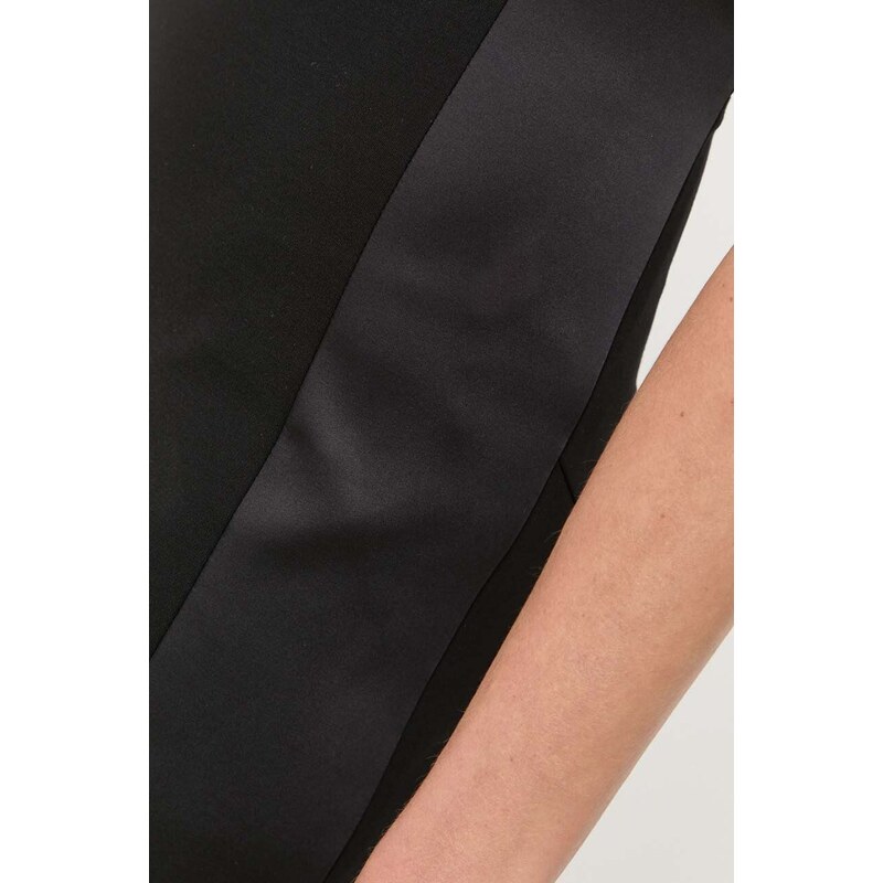 Haljina Karl Lagerfeld boja: crna, mini, uska