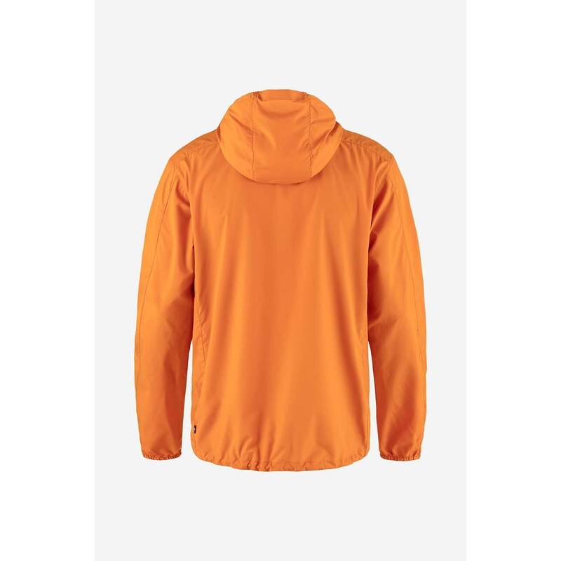 Jakna Fjallraven High Coast Lite Anorak M za muškarce, boja: narančasta, za prijelazno razdoblje, F82601.207-207