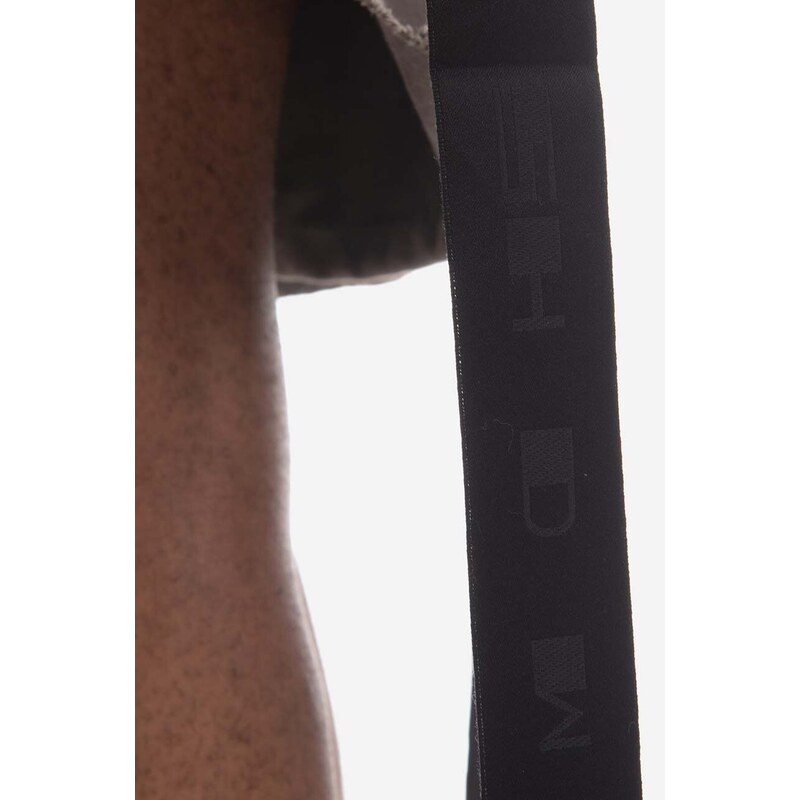 Kratke hlače Rick Owens Knit za muškarce, boja: smeđa, DU01C6374.RIG.DUST-BLACK