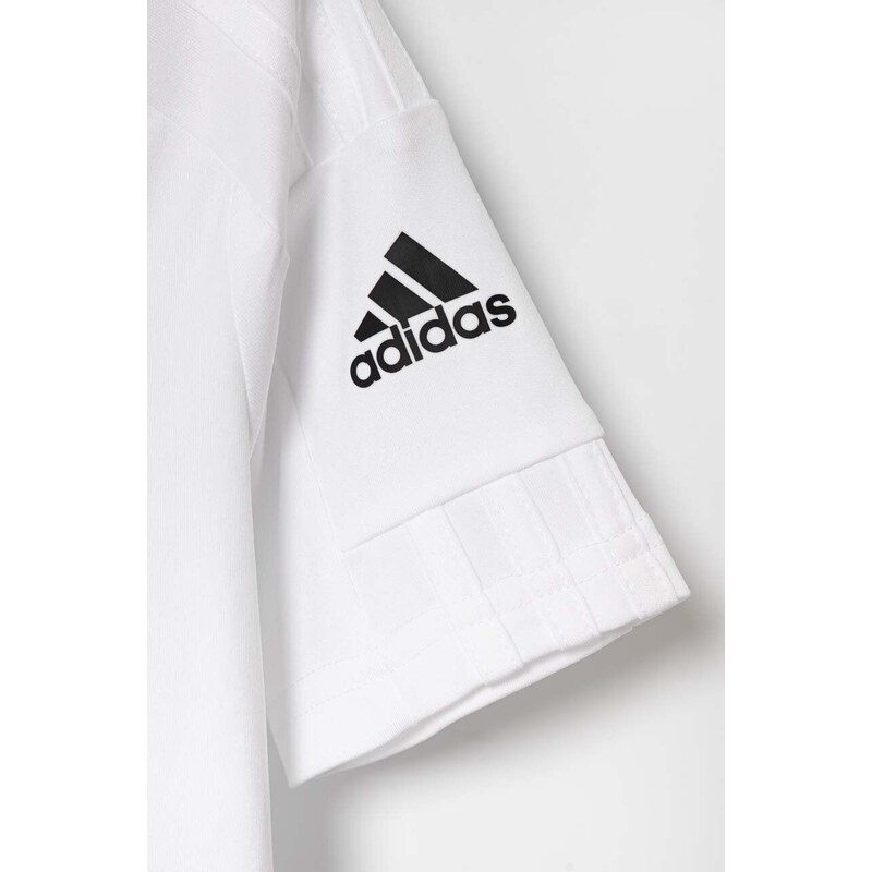Dječja majica kratkih rukava adidas Performance boja: bijela, s tiskom