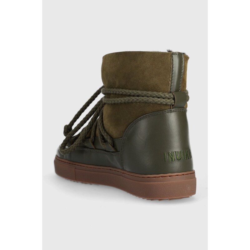 Kožne cipele za snijeg Inuikii CLASSIC boja: zelena, 75202-005