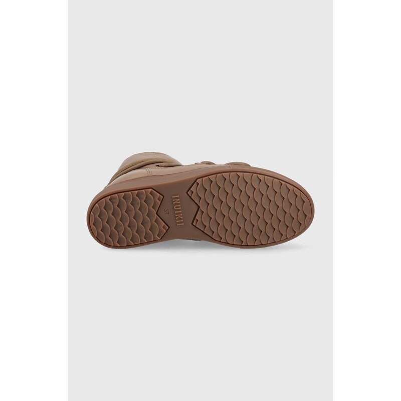 Kožne cipele za snijeg Inuikii FULL LEATHER boja: smeđa, 75202-087