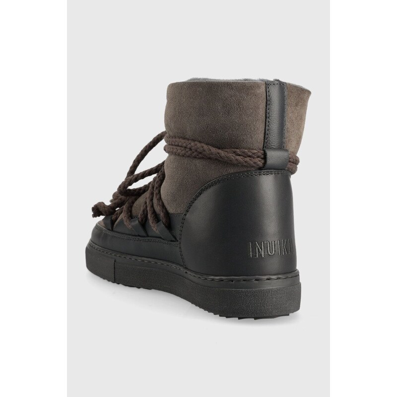 Kožne cipele za snijeg Inuikii CLASSIC boja: siva, 75202-005