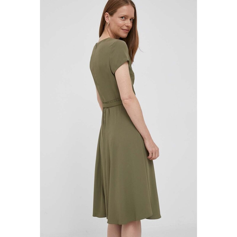 Haljina Lauren Ralph Lauren boja: zelena, mini, širi se prema dolje