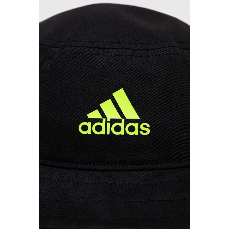 Dječji pamučni šešir adidas Performance boja: crna, pamučni