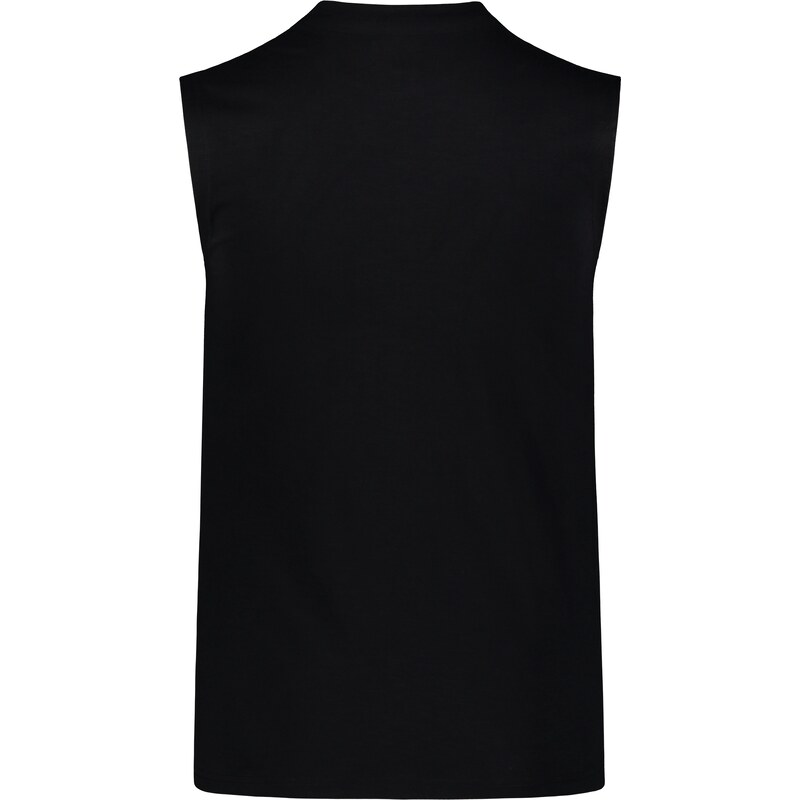 Nordblanc Crna muška pamučna majica bez rukava SQUAD