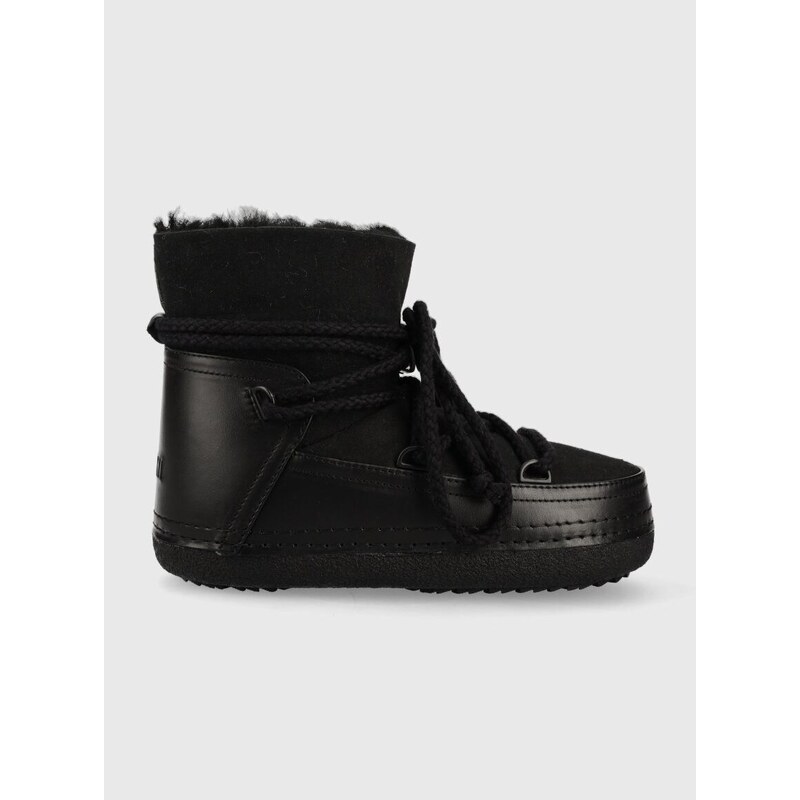 Kožne cipele za snijeg Inuikii CLASSIC boja: crna, 75101-007