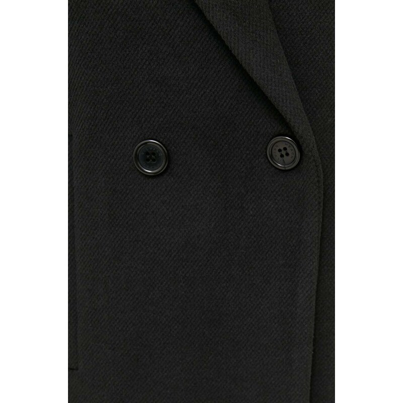 Kaput Silvian Heach za žene, boja: crna, za prijelazno razdoblje, oversize