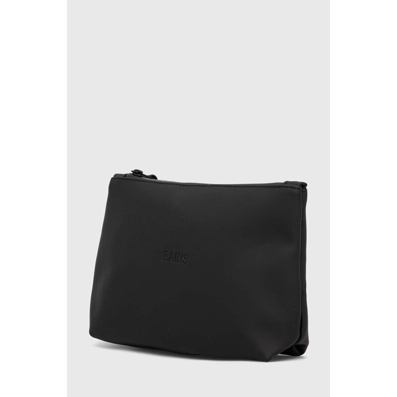 Kozmetička torbica Rains boja: crna
