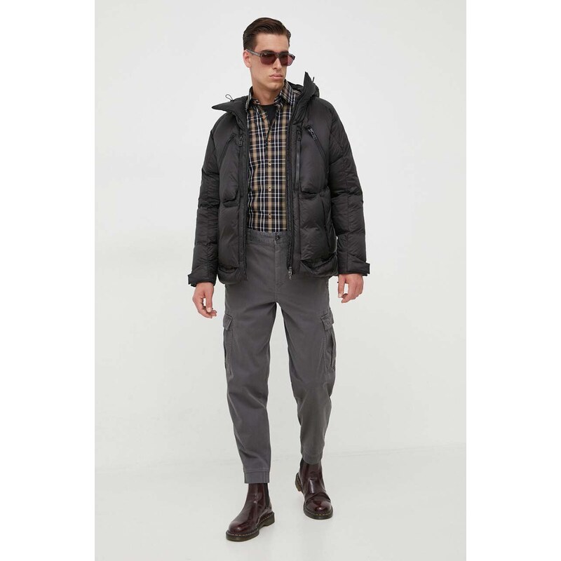 Pernata jakna Colmar za muškarce, boja: crna, za zimu