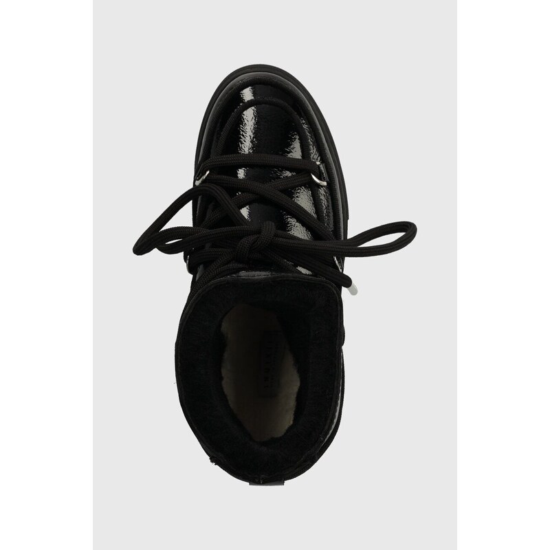 Kožne čizme za snijeg Inuikii Full Leather Naplack boja: crna, 75202-094