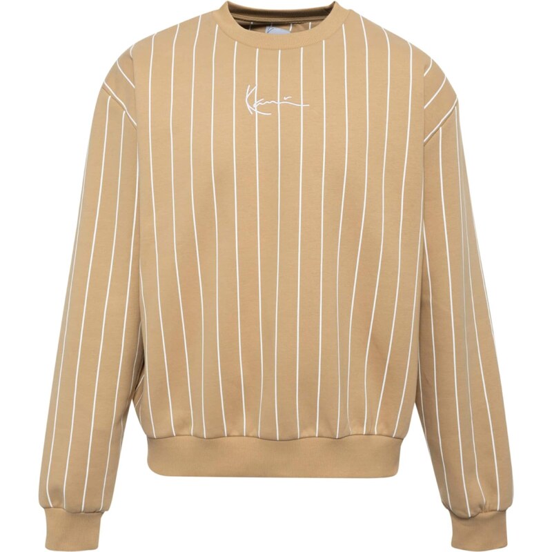 Karl Kani Sweater majica pijesak / bijela