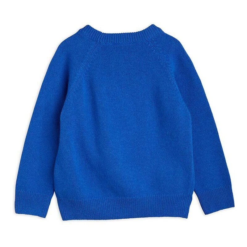 Dječji pamučni pulover Mini Rodini boja: tamno plava