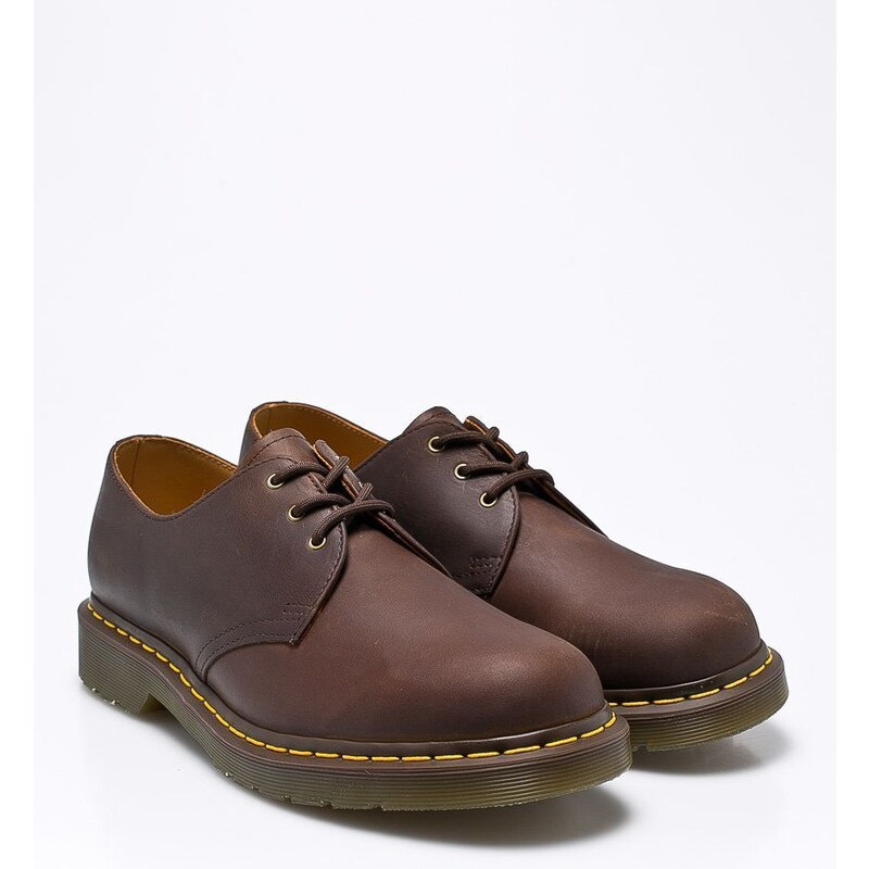 Cipele od brušene kože Dr. Martens 1461 za muškarce, boja: smeđa, 11838201