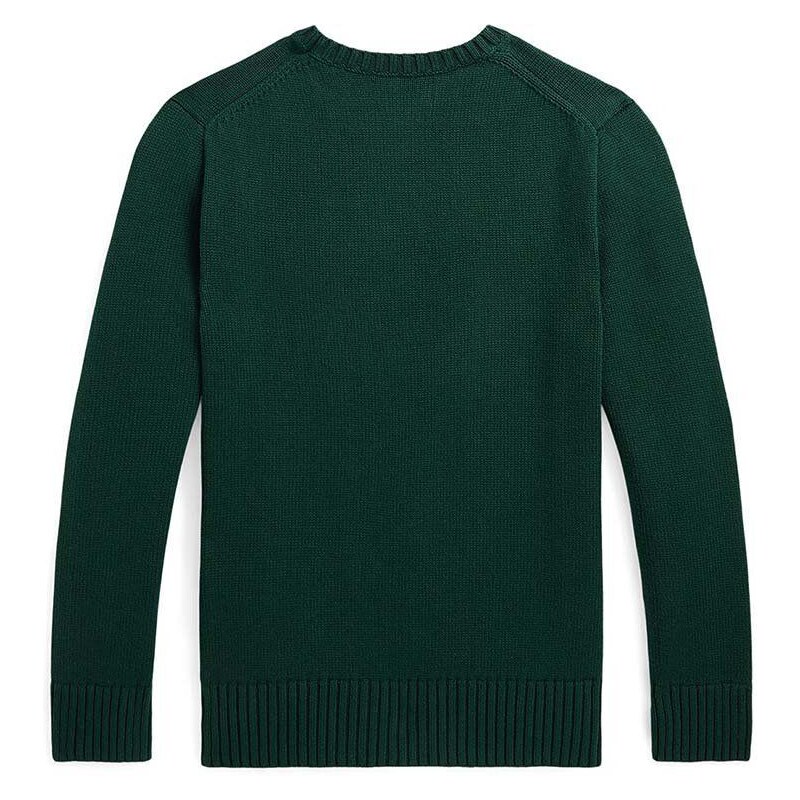 Dječji pamučni pulover Polo Ralph Lauren boja: zelena