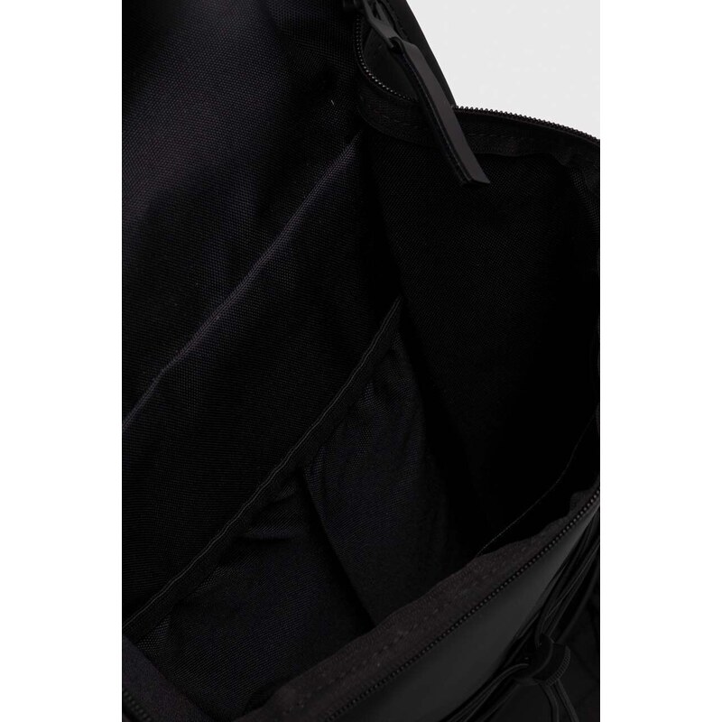 Ruksak Rains 14340 Backpacks boja: crna, veliki, bez uzorka