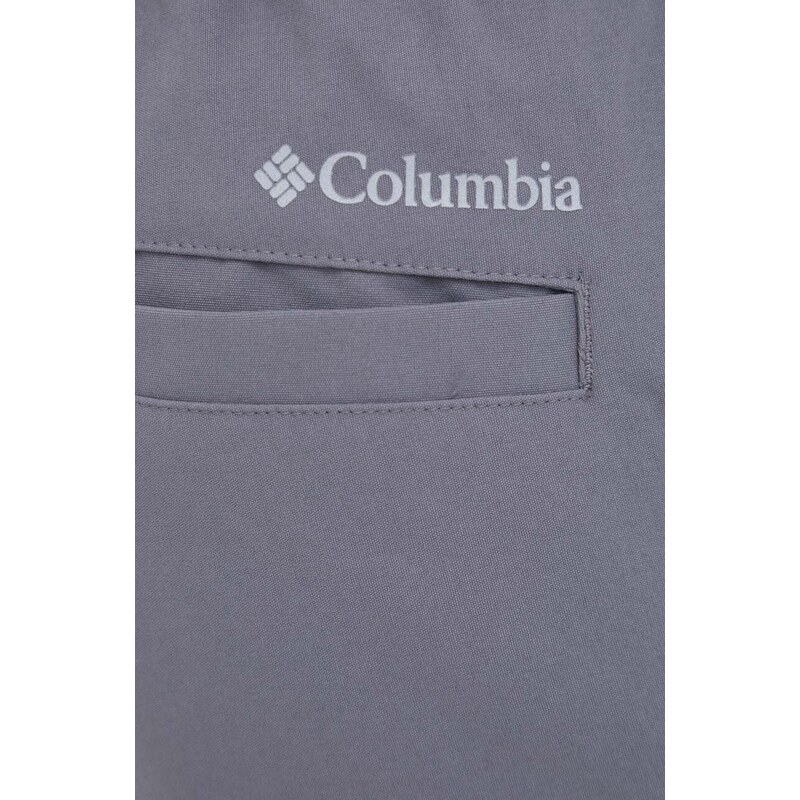 Hlače outdoor Columbia Black Mesa boja: siva