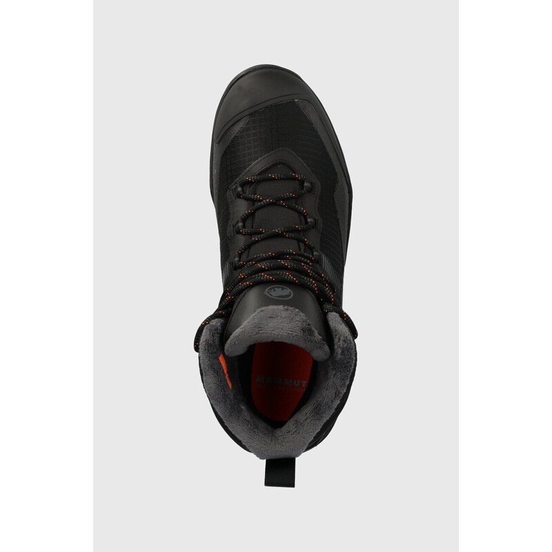 Cipele Mammut Blackfin III Mid DT za muškarce, boja: crna, sa srednje toplom podstavom