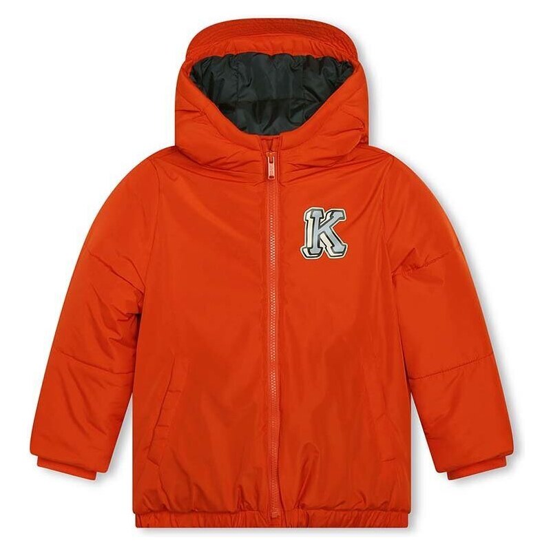 Dječja jakna Kenzo Kids boja: narančasta