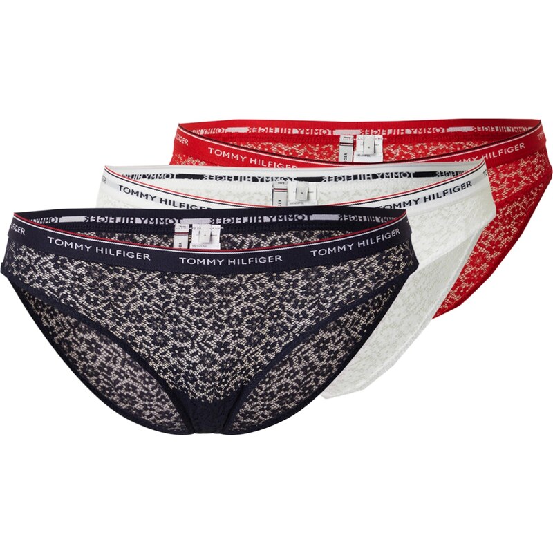Tommy Hilfiger Underwear Slip crvena / crna / bijela