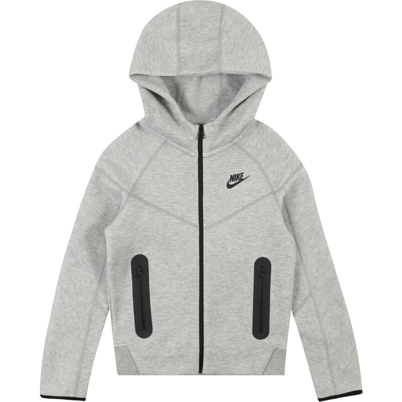 Nike Sportswear Sportska jakna siva melange / crna