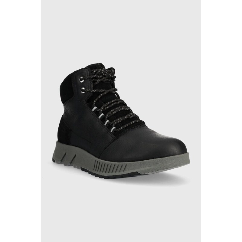 Kožne cipele Sorel MAC HILL LITE MID WP za muškarce, boja: crna, 2048841010