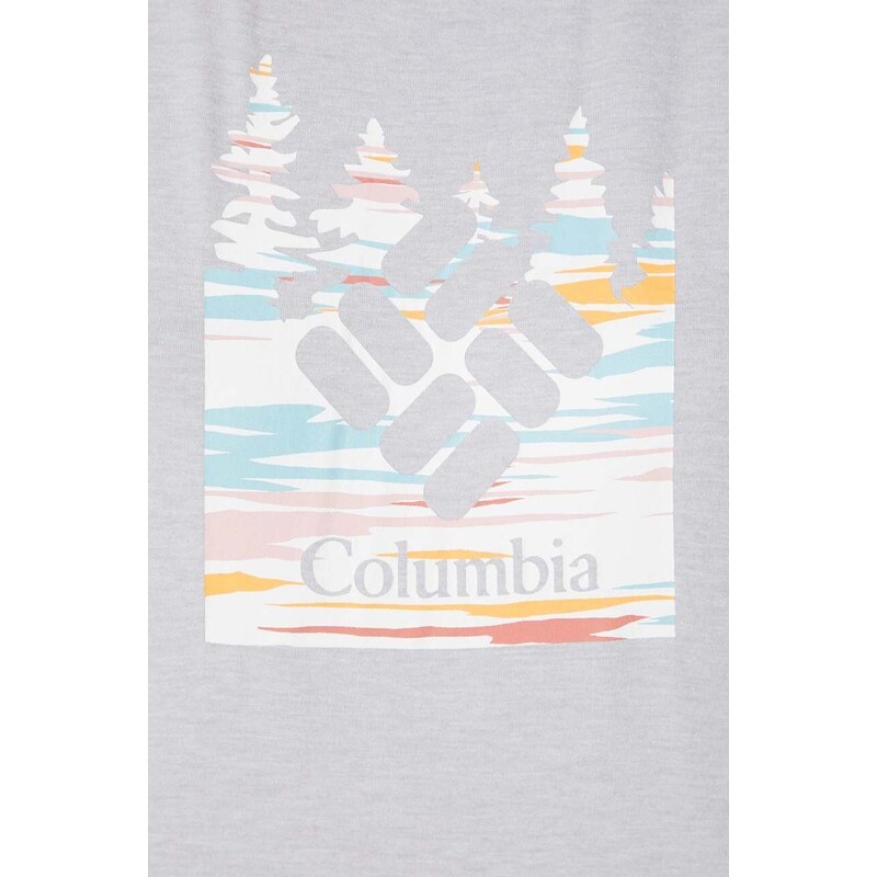 Sportska majica kratkih rukava Columbia Sun Trek boja: siva, 1931753-103