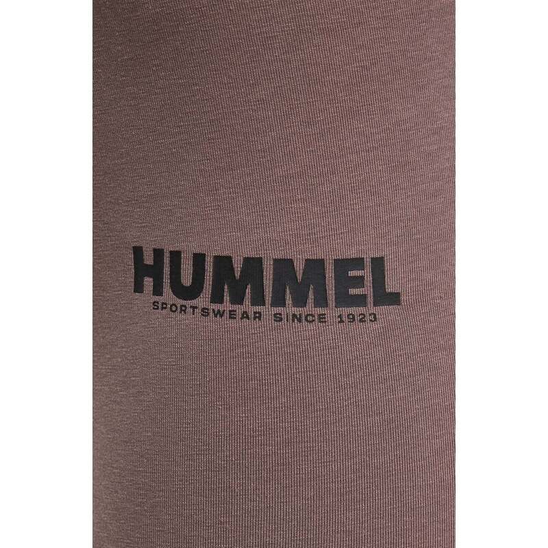 Tajice Hummel za žene, boja: smeđa, s tiskom