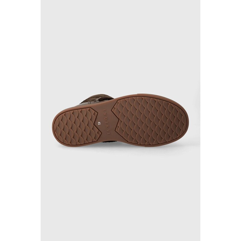 Čizme za snijeg od brušene kože Inuikii Classic boja: smeđa, 55102-001