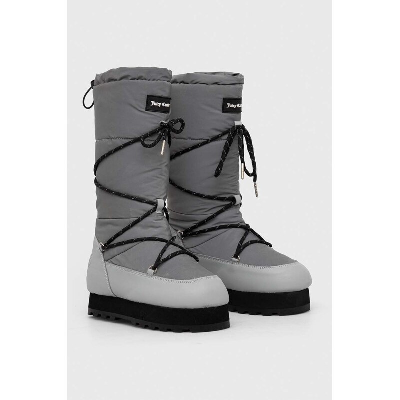 Čizme za snijeg Juicy Couture boja: siva