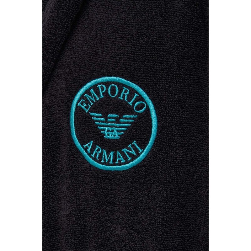 Kućni ogrtač Emporio Armani Underwear boja: crna