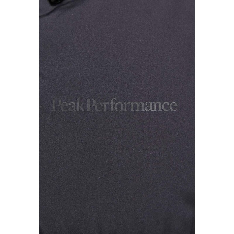 Pernata jakna Peak Performance za žene, boja: crna, za zimu