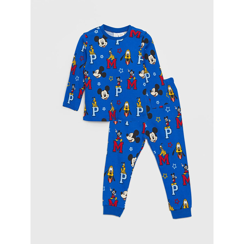 LC Waikiki LCW baby Crew Neck Long Sleeve Mickey Mouse Printed