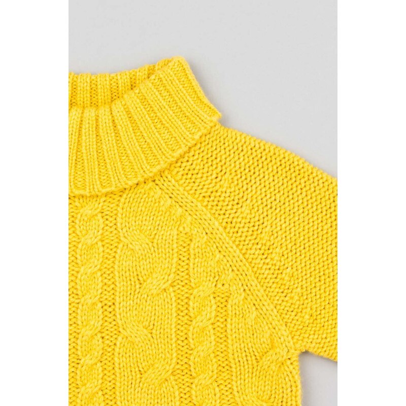 Dječji džemper zippy boja: žuta