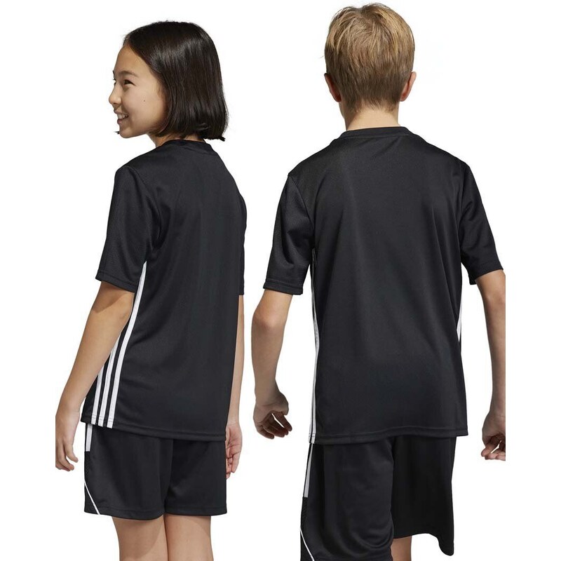 Dječja majica kratkih rukava adidas Performance TABELA 23 JSY Y boja: crna, s uzorkom