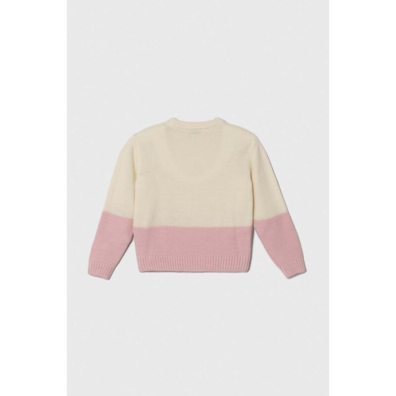 Dječji vuneni pulover Pinko Up boja: ružičasta