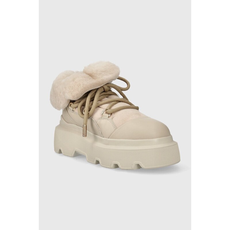 Kožne cipele za snijeg Inuikii Endurance Trekking boja: bež, 75202-112