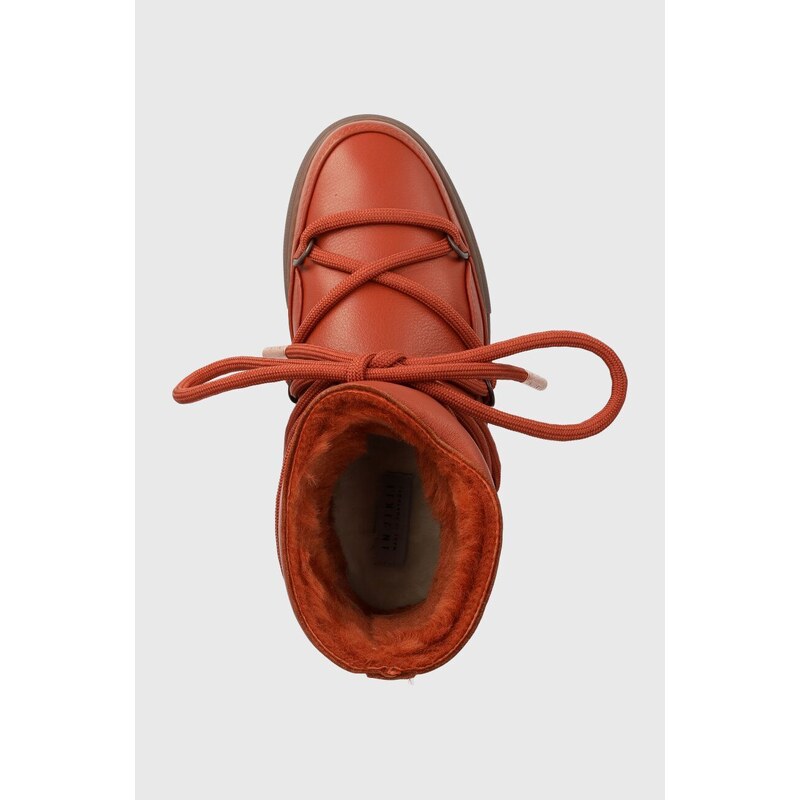 Kožne cipele za snijeg Inuikii Full Leather boja: crvena, 75202-087