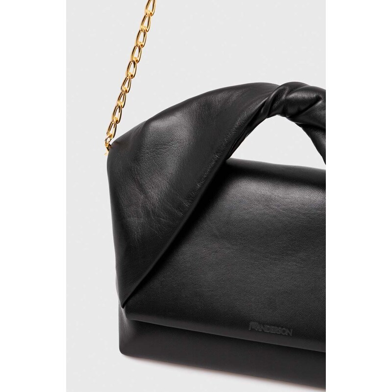 Kožna torba JW Anderson Large Twister Bag boja: crna, HB0538.LA0246